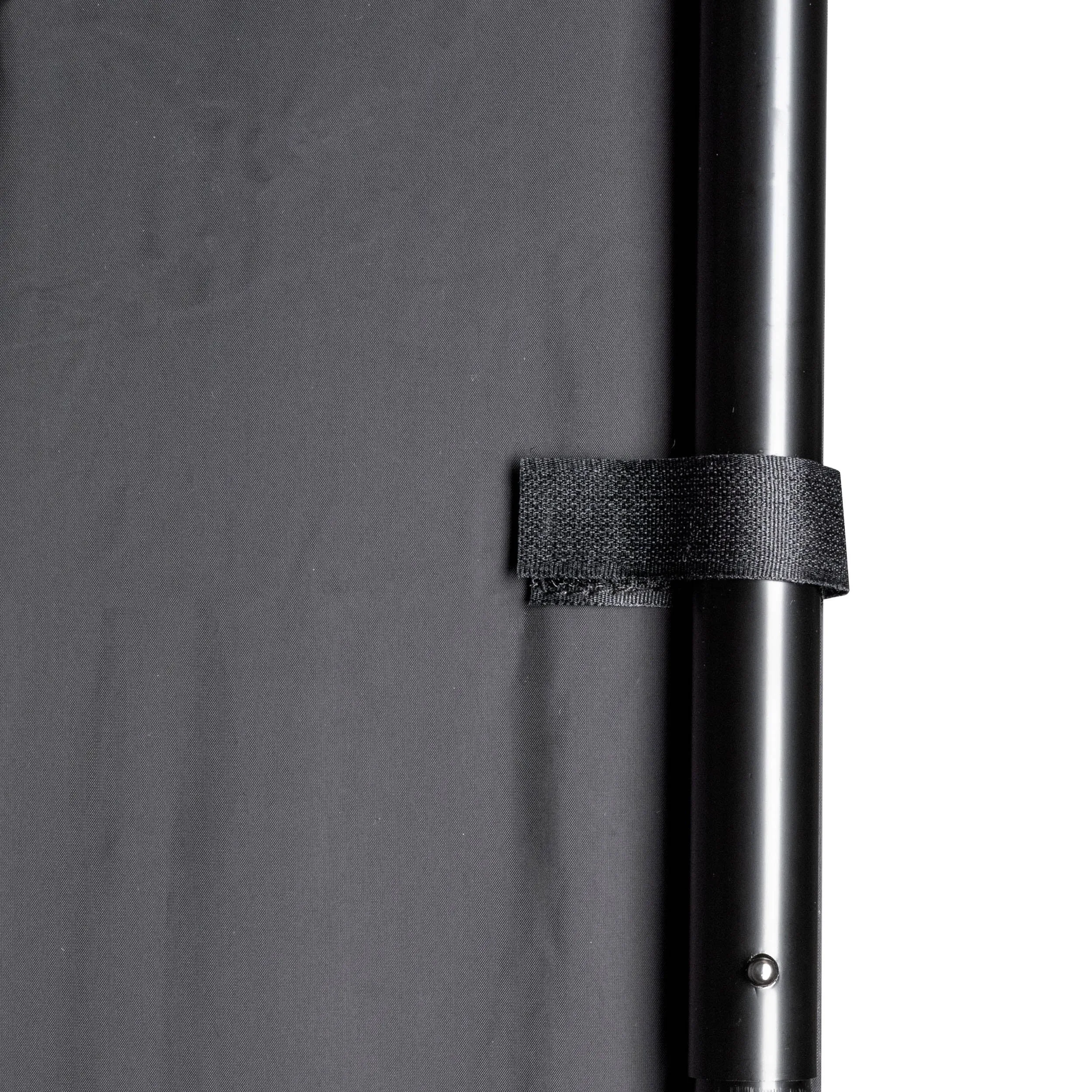 1x2.4m Reversible Black/White V-Flat Frame with Matte/Opaque Fabric